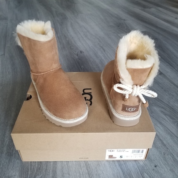 UGG Selene Suede Boot. - Picture 1 of 13